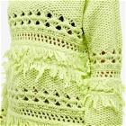 Andersson Bell Women's Loches Polo Sweater in Lime