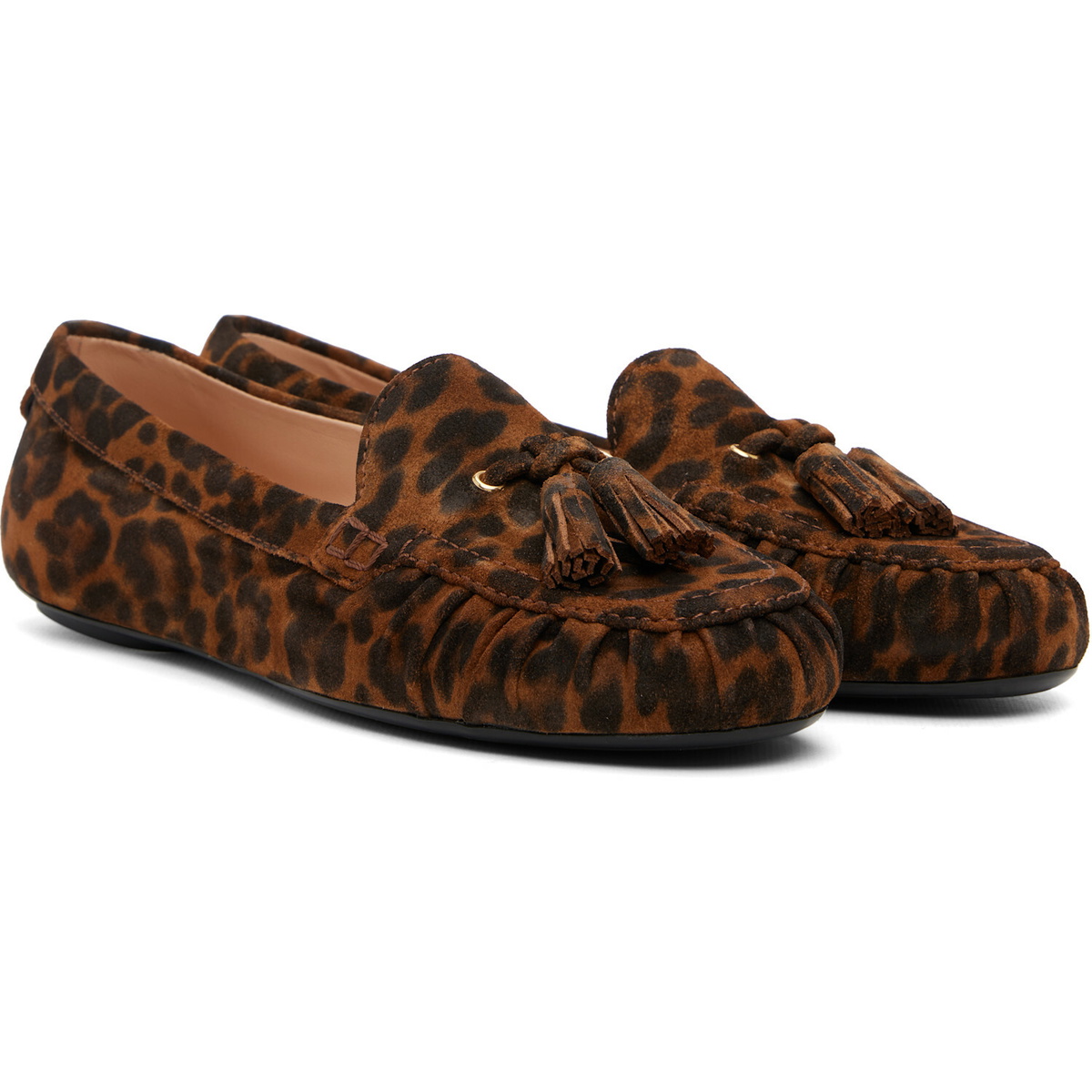 Gianvito Rossi Brown Thèa Loafers
