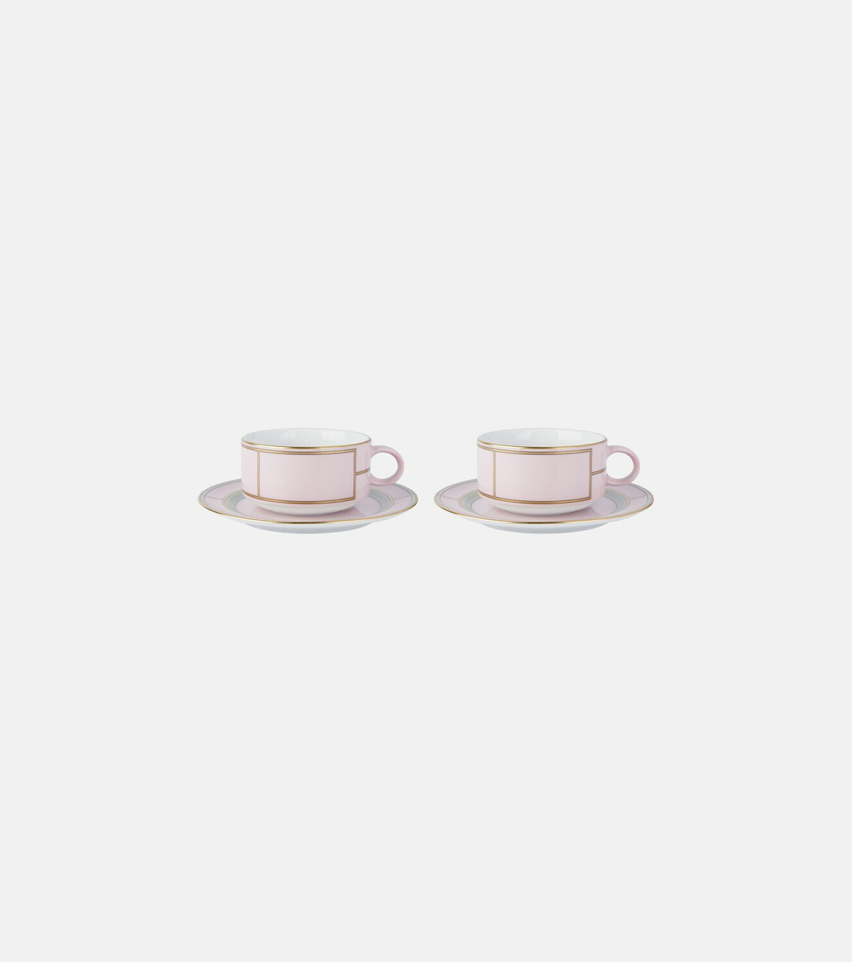 Ginori 1735 Diva set of 2 teacups and saucers