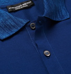 Alexander McQueen - Slim-Fit Embroidered Cotton-Piqué Polo Shirt - Men - Blue