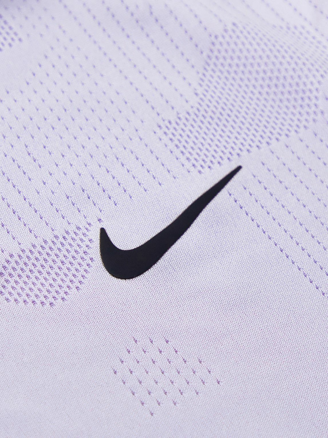 Nike Golf - Tour Dri-FIT ADV Jacquard Golf Polo Shirt - Purple Nike Golf