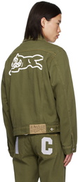 ICECREAM Green Running Dog Denim Jacket