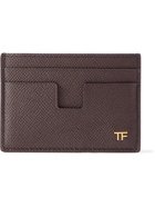 TOM FORD - Full-Grain Leather Cardholder with Money Clip