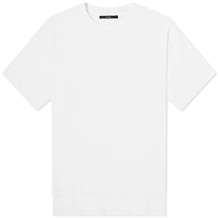 Photo: Stampd Men's Double Layer T-Shirt in White