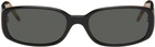 Casablanca Black & Brown Slim Sunglasses