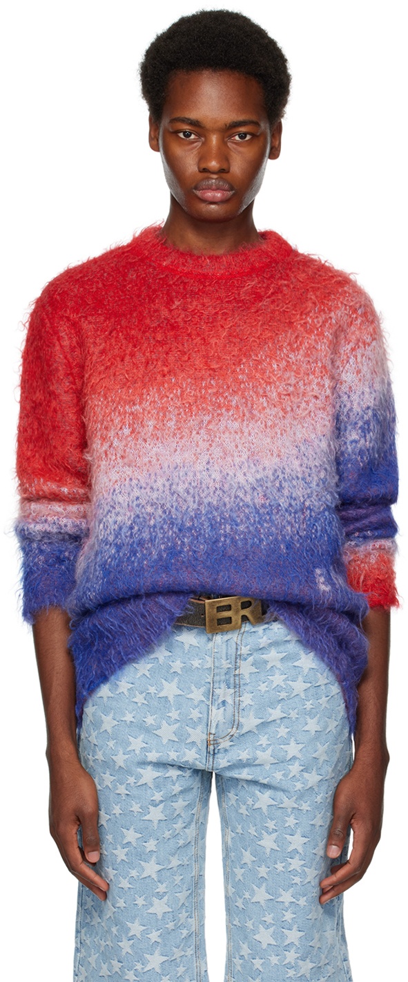 ERL Red & Blue Gradient Sweater ERL