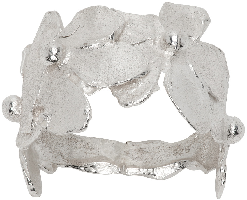 ELHANATI Silver Conie Vallese Edition Jardín Forest Ring