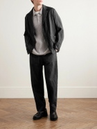 Kaptain Sunshine - Take Easy Pinstriped Wool-Twill Suit Jacket - Gray