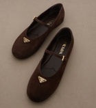 Prada Suede Mary Jane flats