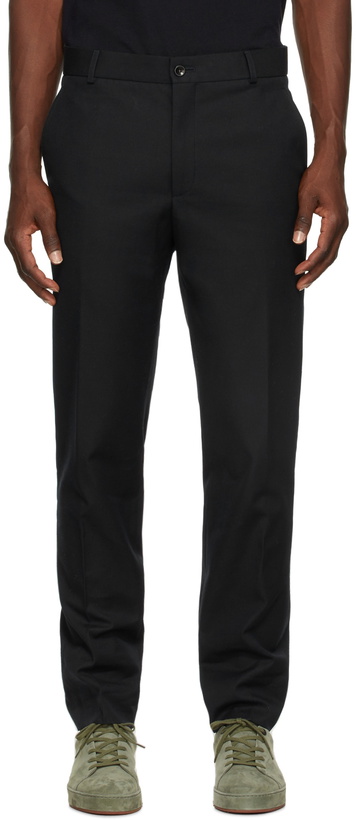 Photo: Loro Piana Navy Twill Chino Trousers