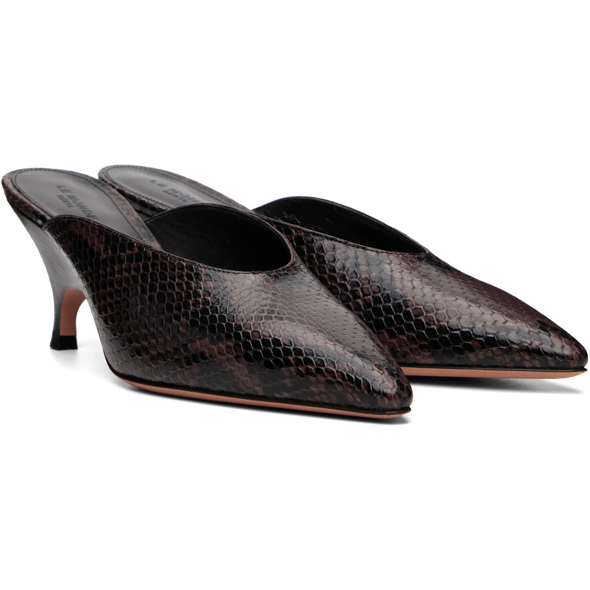 Le Monde Beryl Brown Petra Mule Heels