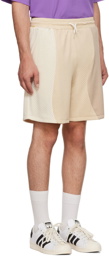 Dime Beige Polyester Shorts