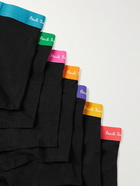 Paul Smith - Seven-Pack Stretch-Cotton Boxer Briefs - Black