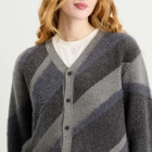 TOGA ARCHIVES Women's TOGA Regimental Knit Cardigan in Grey