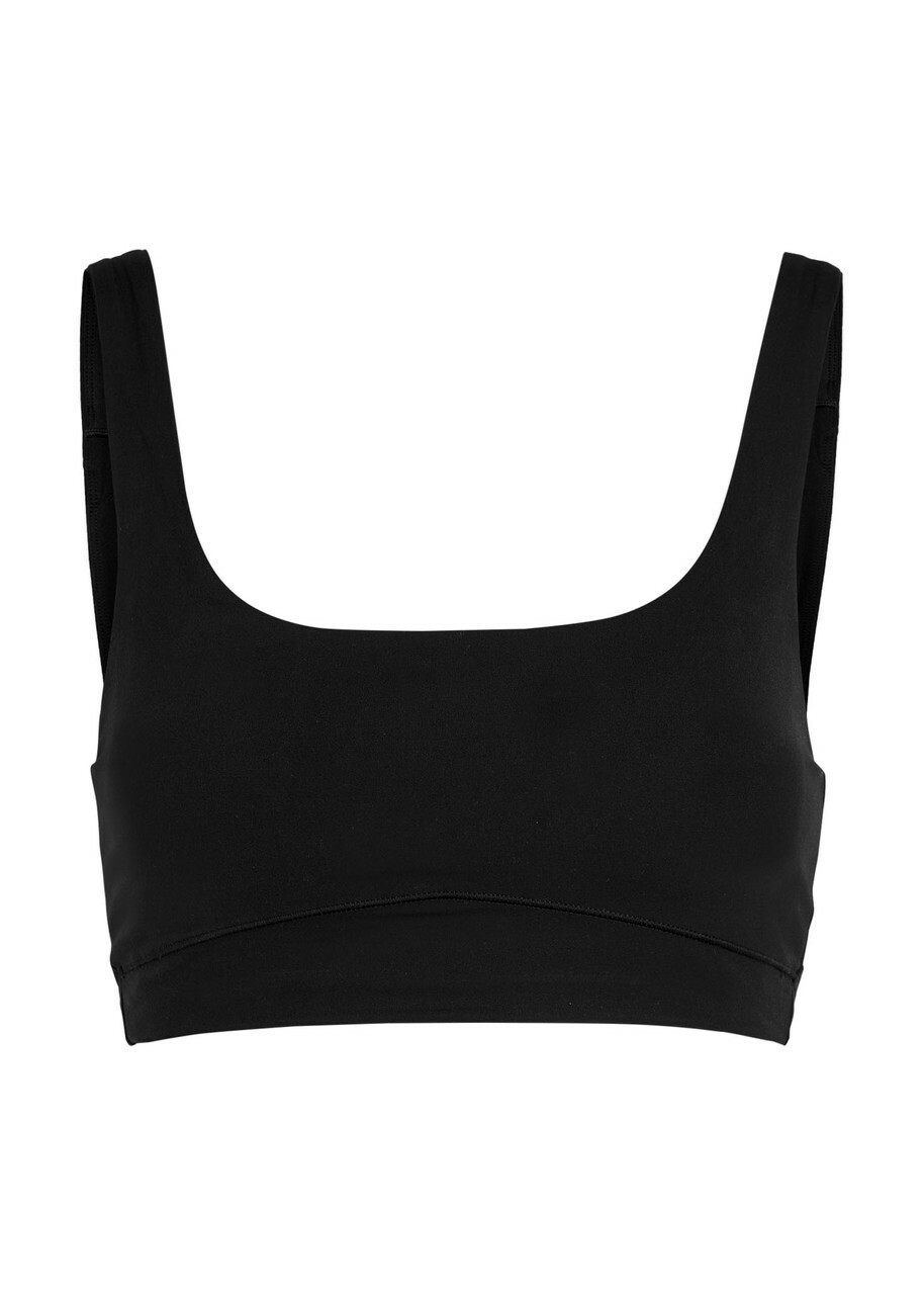Vuori Alltheform Stretch-jersey Soft-cup bra Black