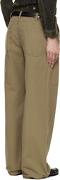 JEANERICA Khaki Mina Trousers