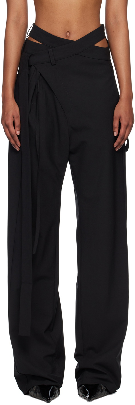 Ottolinger Black Wrap Trousers Ottolinger