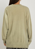 Our Legacy Slant Distressed Effect Wool Jumper Beige