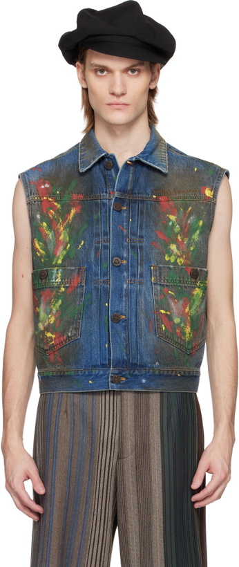 Photo: Vivienne Westwood Blue Marlene Denim Vest