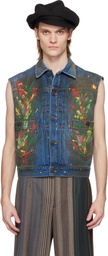 Vivienne Westwood Blue Marlene Denim Vest