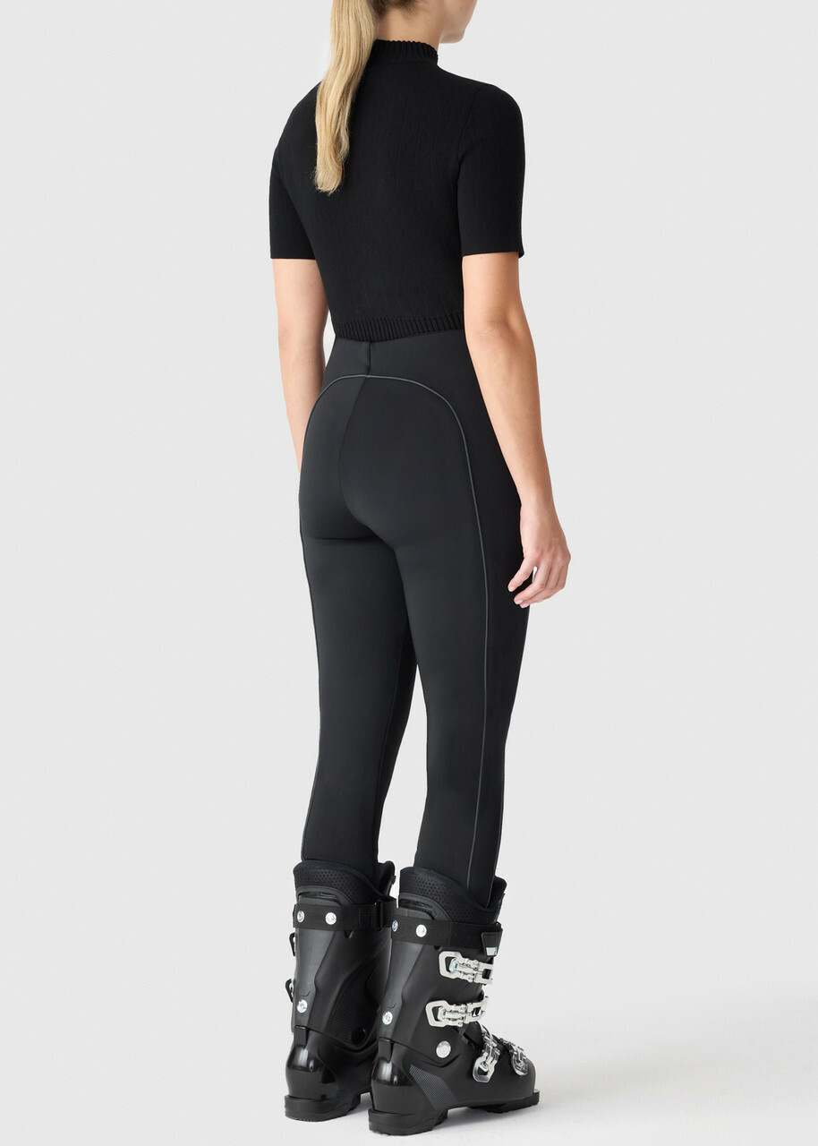 Mackage Zavi Bonded Fleece Stirrup ski Trousers Black