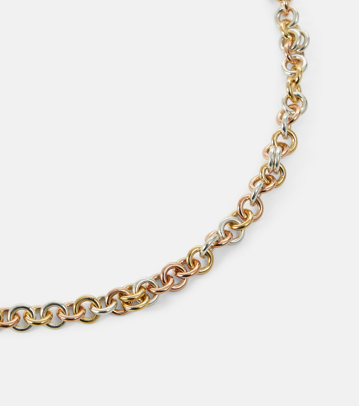 Spinelli Kilcollin - Serpens 18kt gold, rose gold and sterling silver chain necklace