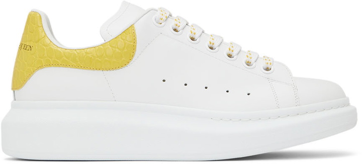 Photo: Alexander McQueen White & Yellow Oversized Sneakers