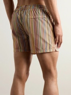 Paul Smith - Slim-Fit Short-Length Striped Swim Shorts - Multi