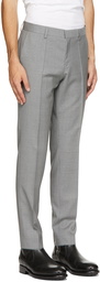 Boss Grey Virgin Wool Genius5 Trousers