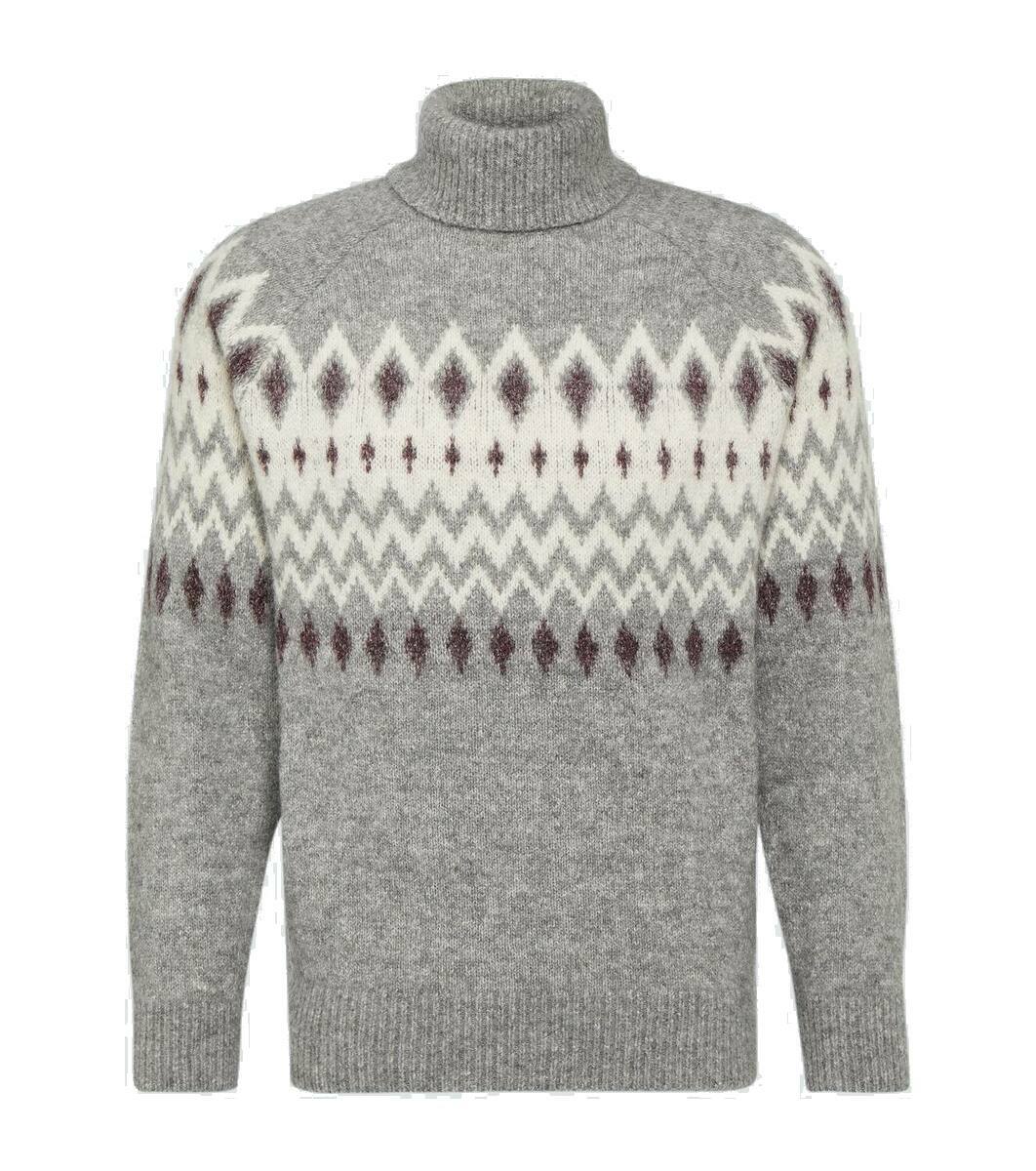 Brunello Cucinelli Icelandic jacquard turtleneck sweater Brunello Cucinelli