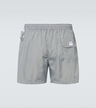 Fedeli Madeira printed swim trunks