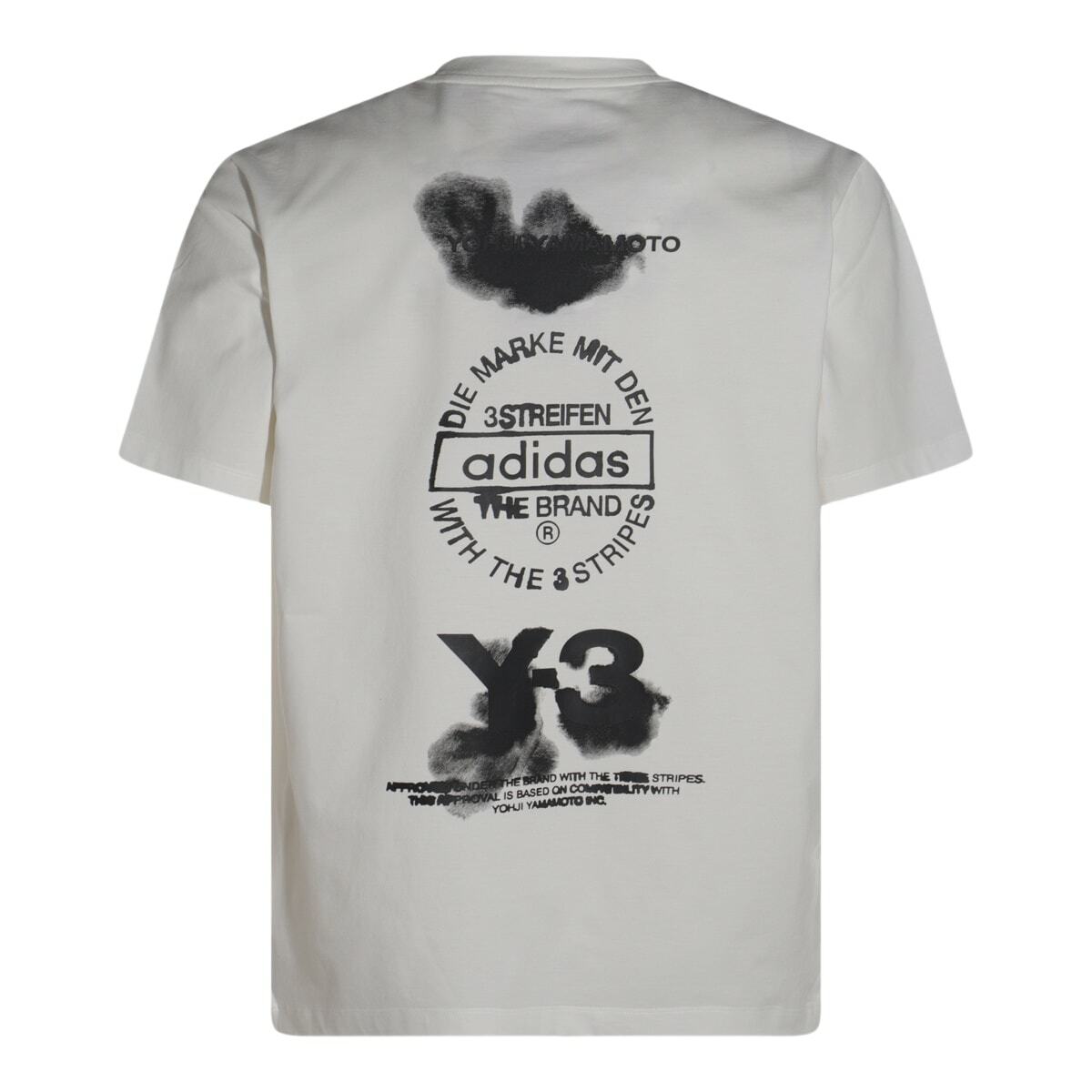 Y-3 White Cotton T-shirt