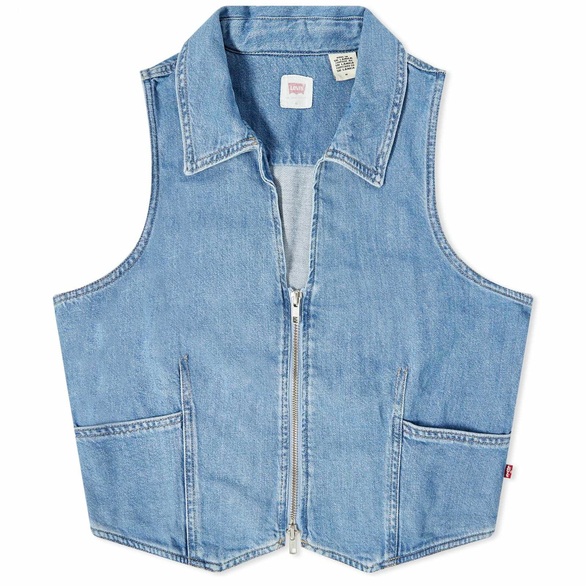 Levi's Women's Lilou Denim Vest in Blue Levis