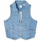 Levi's Women's Lilou Denim Vest in Blue