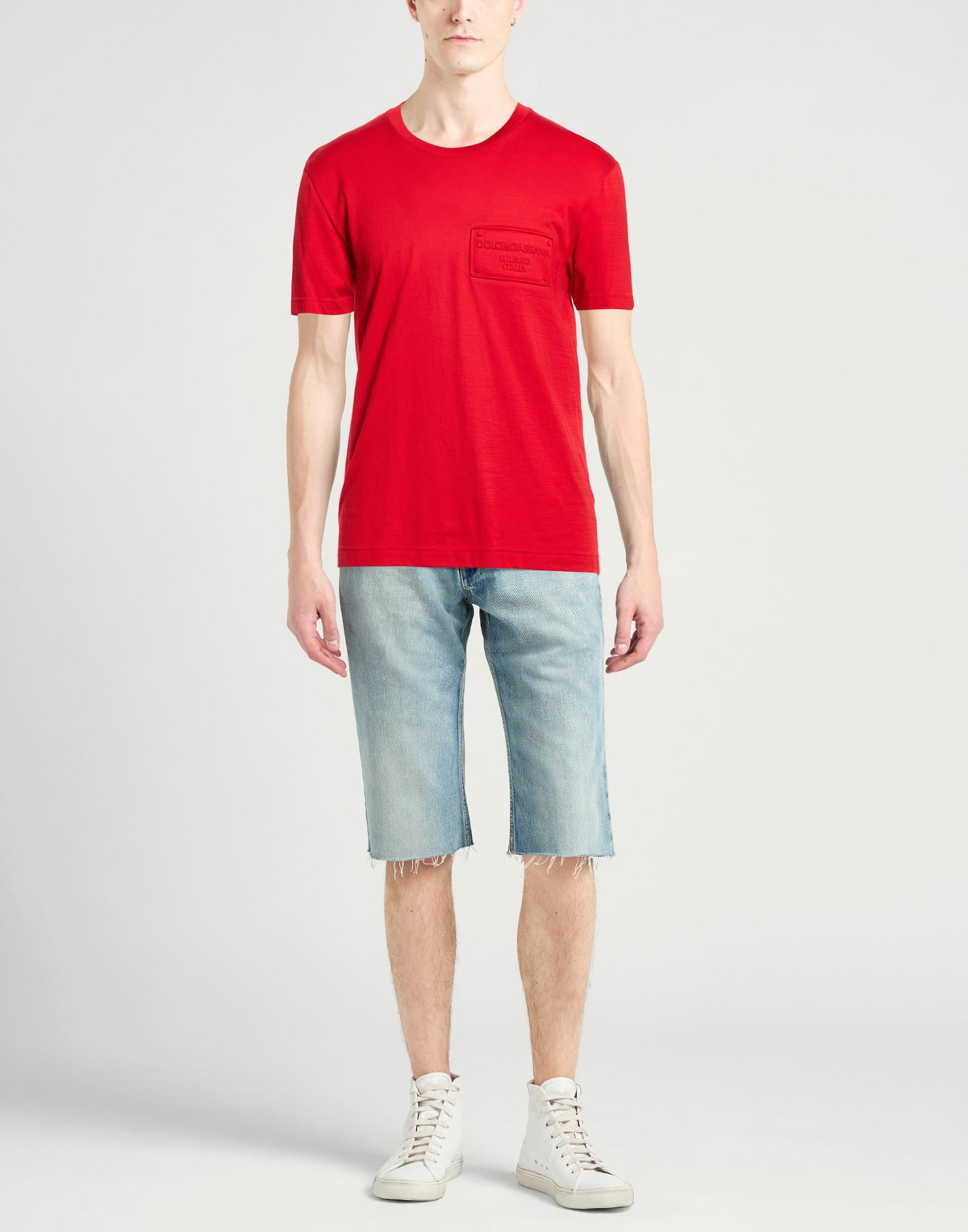 Dolce & gabbana Mens T-shirt in Red