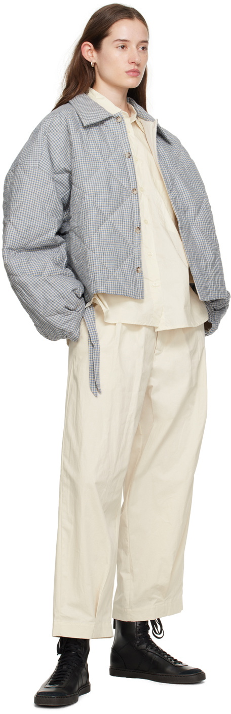 Deiji Studios Green 'The Collared Quilt' Jacket