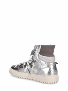 OFF-WHITE - 3.0 Off Court Metallic Leather Sneakers