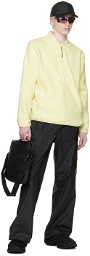 RAINS Yellow Half-Zip Sweater