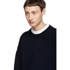 Dsquared2 Navy Fin 3 Crewneck Sweater