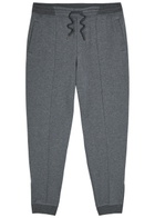 Brunello Cucinelli Tapered-leg Cotton-blend Sweatpants Grey