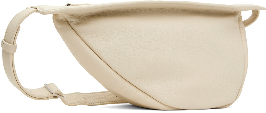 THE ROW オフホワイト スモール Slouchy Banana バッグ The Row Off-White Small Slouchy Banana Bag The Row