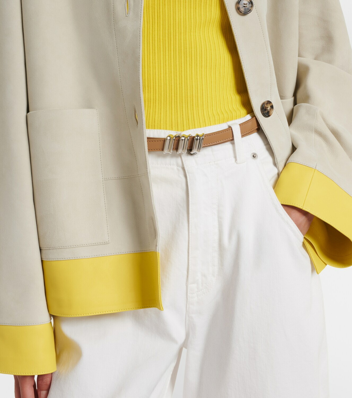 Loewe Coil leather belt