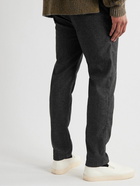 NN07 - Foss Slim-Fit Twill Trousers - Gray