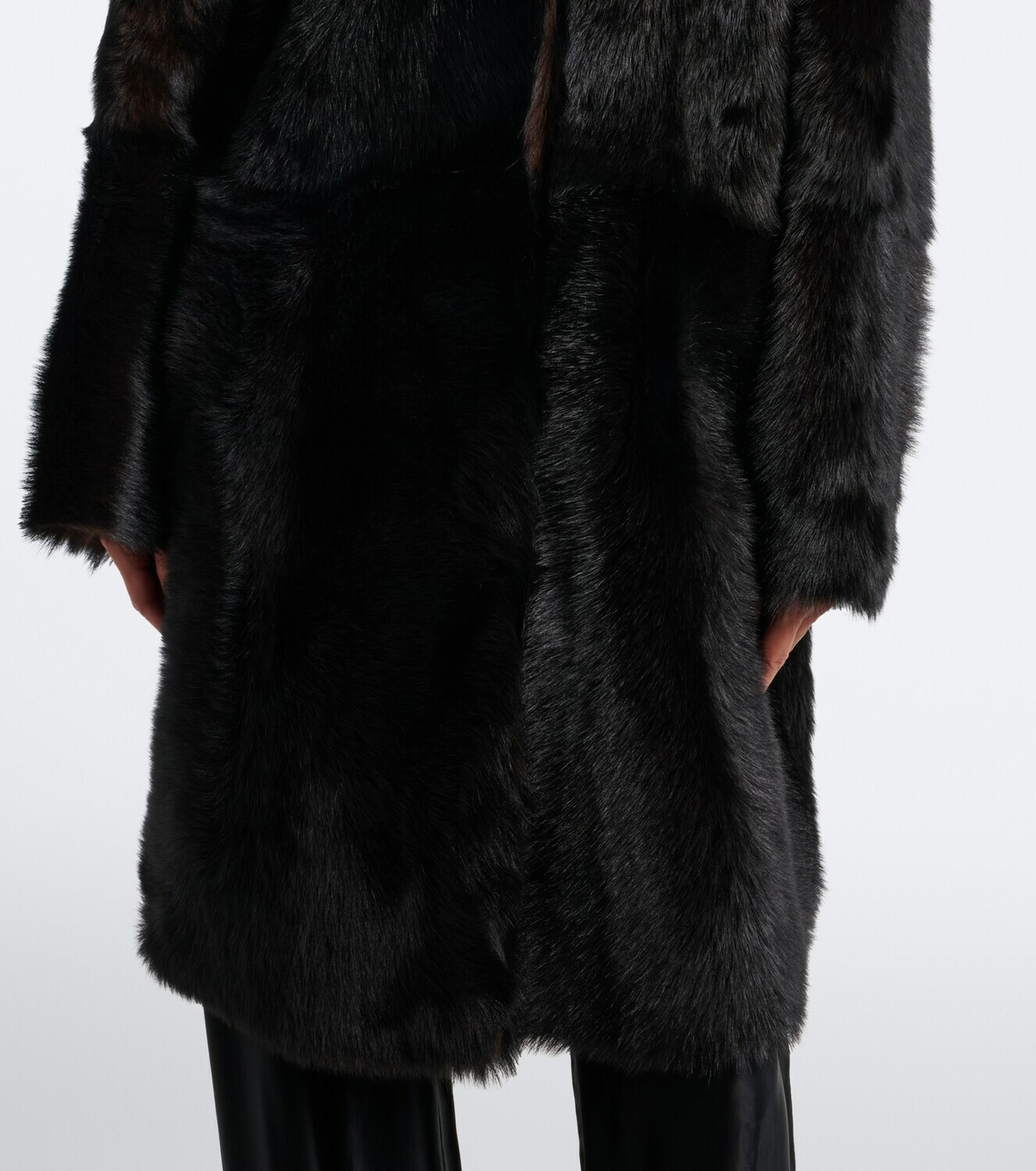Nour Hammour Blaise shearling coat