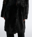 Nour Hammour Blaise shearling coat