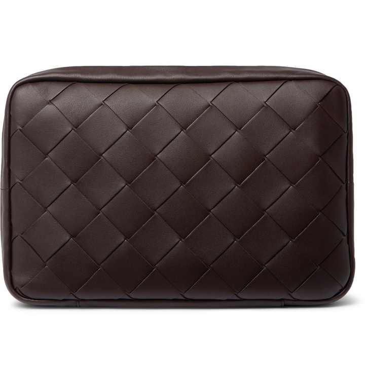 Photo: Bottega Veneta - Intrecciato Padded Leather Pouch - Brown