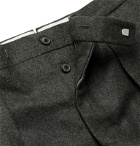 Camoshita - Dark-Grey Pleated Wool Suit Trousers - Gray