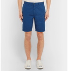 Hugo Boss - Crigan Stretch-Cotton Twill Shorts - Men - Blue