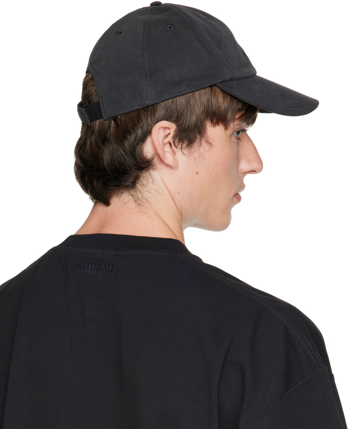 VETEMENTS Black 'Monday' Pristine Cap