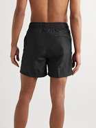 Onia - Mid-Length Crinkled Swim Shorts - Gray